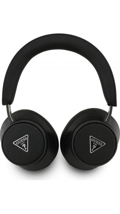 Bluetooth Kopfh&ouml;rer Guess PU Saffiano 45h Akkulaufzeit Sprachassistent Schnellladung Ger&auml;uschreduzierung - Schwarz