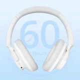 Casque sans fil Bluetooth Tronsmart SOUNFII Q20S Hybrid ANC avec r&eacute;duction de bruit active - Blanc