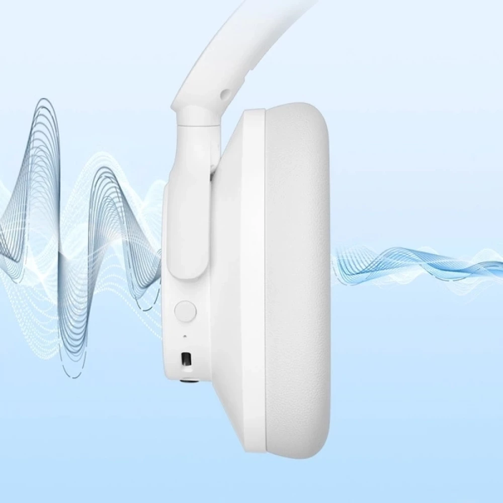 Casque sans fil Bluetooth Tronsmart SOUNFII Q20S Hybrid ANC avec r&eacute;duction de bruit active - Blanc