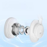 Casque sans fil Bluetooth Tronsmart SOUNFII Q20S Hybrid ANC avec r&eacute;duction de bruit active - Blanc