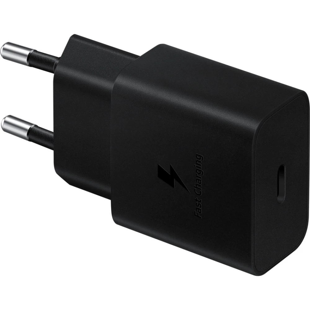 Chargeur adaptateur mural Samsung EP-T1510NBEGEU USB-C 15W PD AFC charge rapide et conception compacte - Noir