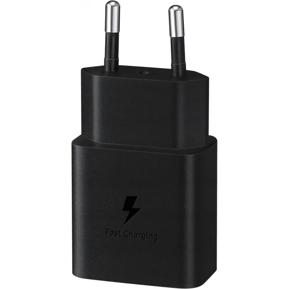 Chargeur adaptateur mural Samsung EP-T1510NBEGEU USB-C 15W PD AFC charge rapide et conception compacte - Noir