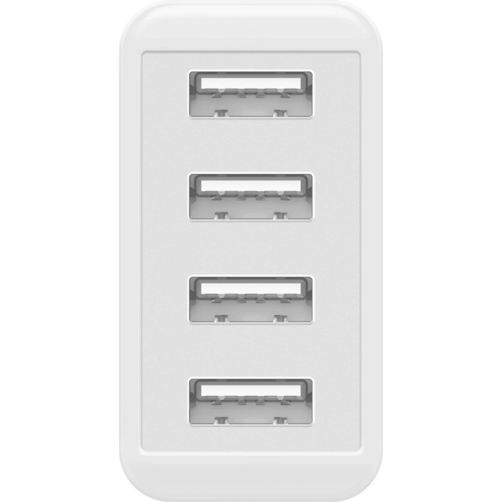 Chargeur multiport Goobay 30W 4 ports USB-A - Blanc