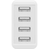 Chargeur multiport Goobay 30W 4 ports USB-A - Blanc