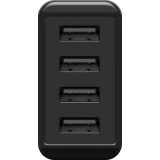 Chargeur multiport Goobay 30W 4 ports USB-A - Noir