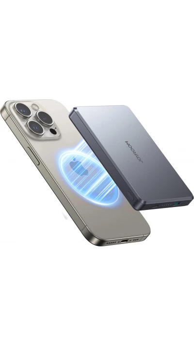 Batterie power bank magnétique Joyroom JR-PBM08 Pro 10000mAh 20W ultra fin MagSafe - Gris