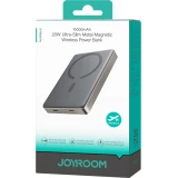 Batterie power bank magnétique Joyroom JR-PBM08 Pro 10000mAh 20W ultra fin MagSafe -  Titanium