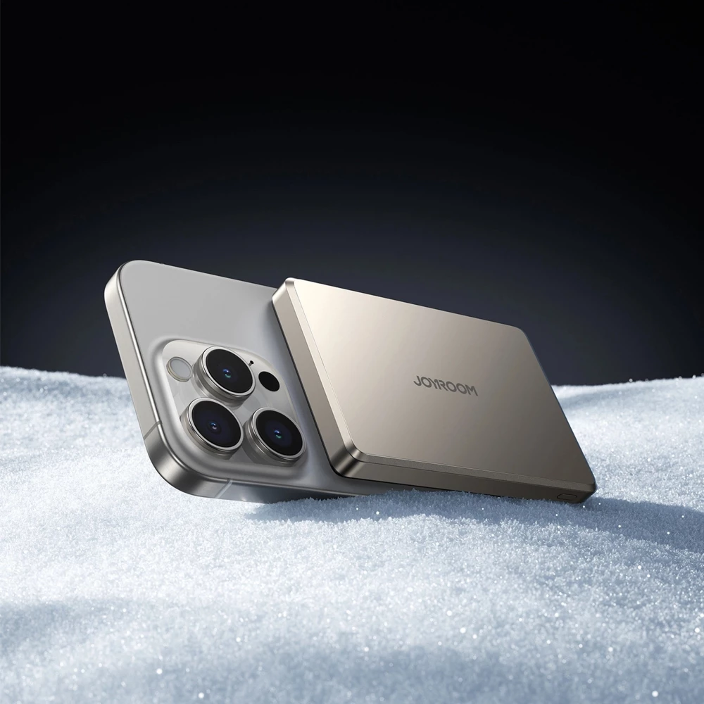 Batterie power bank magnétique Joyroom JR-PBM08 Pro 10000mAh 20W ultra fin MagSafe -  Titanium