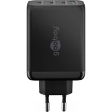 Chargeur rapide Goobay 100W GaN USB-C Power Delivery et USB-A adaptateur multiport - Noir