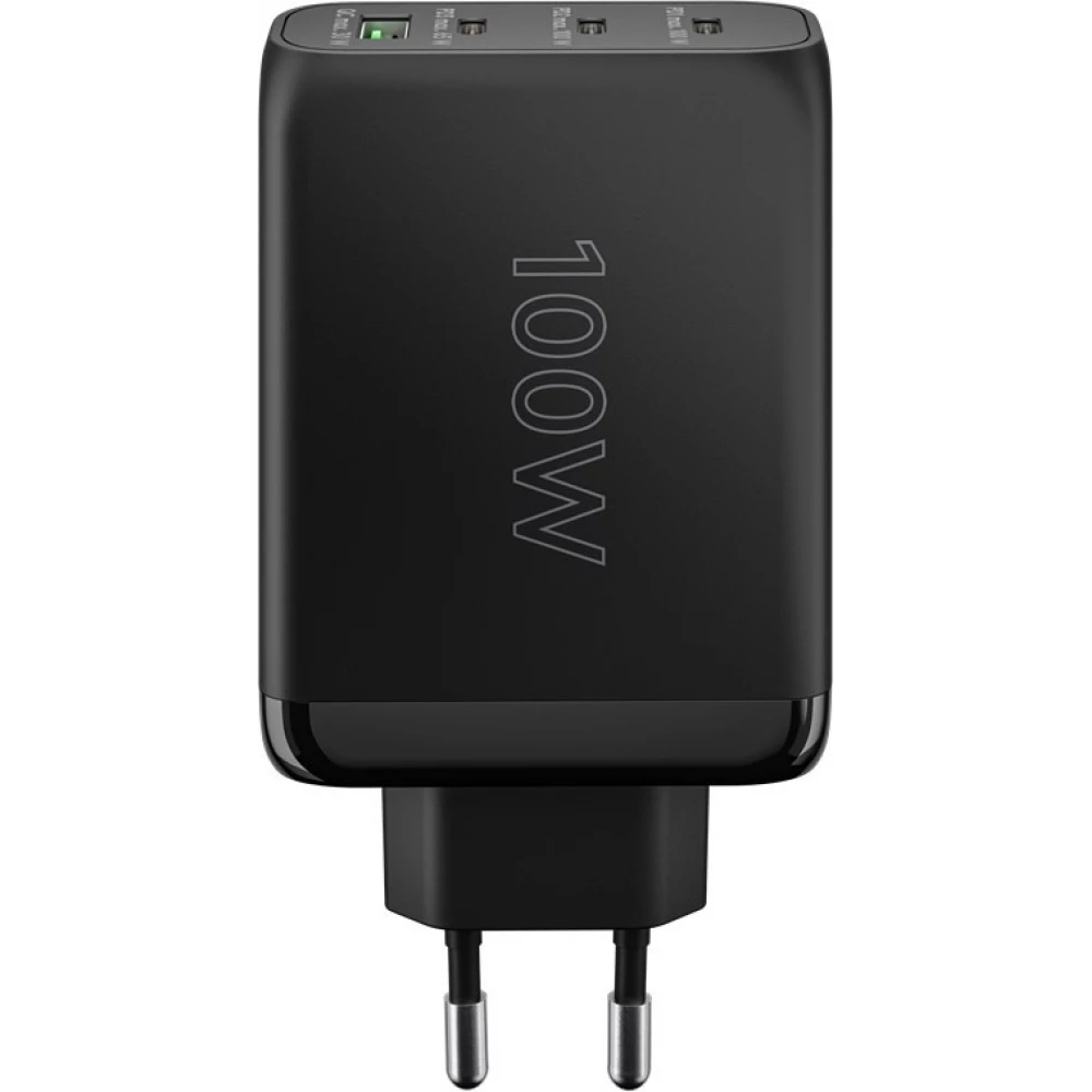 Chargeur rapide Goobay 100W GaN USB-C Power Delivery et USB-A adaptateur multiport - Noir