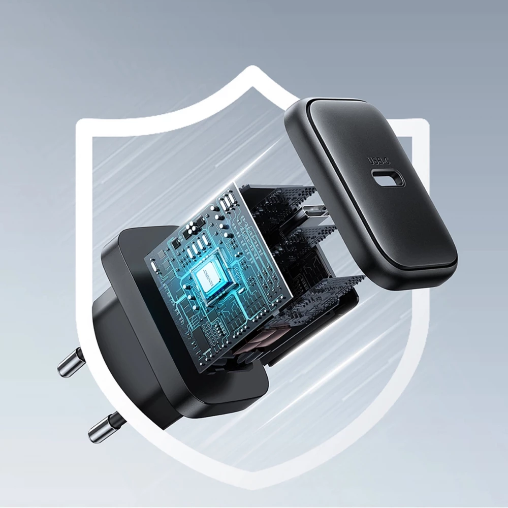 Schnellladegerät USB-C 25W Joyroom JR-TCF23 mit PPS und PD - Schwarz