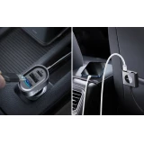 Chargeur rapide voiture Joyroom JR-CL05 78W multi 5 ports (2xPD+3QC3.0) câble 1.5m - Noir