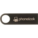 Clé USB ultra-légère argentée PhoneLook compacte et portable - 128GB - Argent