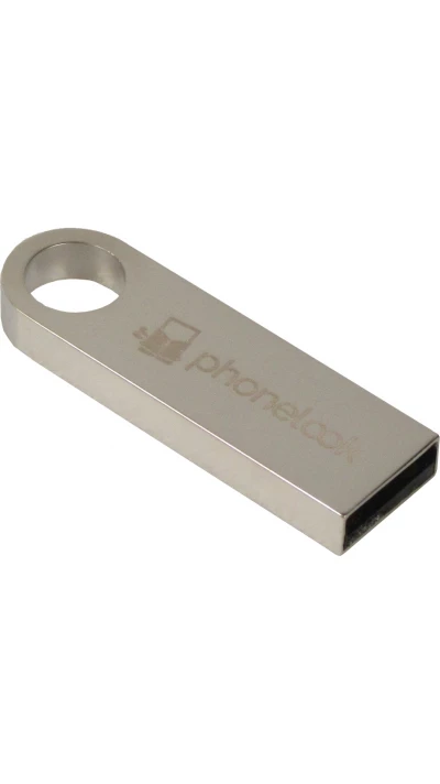 Clé USB ultra-légère argentée – Compacte et portable - 8GB - Argent