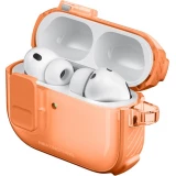 Coque AirPods 3 - AmazingThing Titan Pro Guardian Case protection innovant - Orange