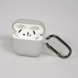 Coque AirPods 4 - Color&eacute;e en silicone protection souple et styl&eacute;e - Gris