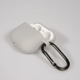 Coque AirPods 4 - Color&eacute;e en silicone protection souple et styl&eacute;e - Gris
