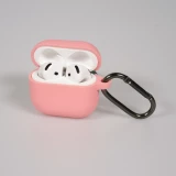 Coque AirPods 4 - Color&eacute;e en silicone protection souple et styl&eacute;e - Rose