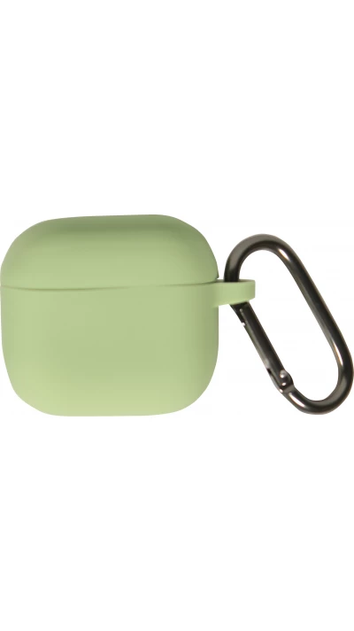 Coque AirPods 4 - Color&eacute;e en silicone protection souple et styl&eacute;e - Vert