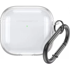 Coque AirPods 4 - Silicone TPU transparent - Transparent