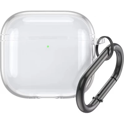 Coque AirPods 4 - Silicone TPU transparent - Transparent