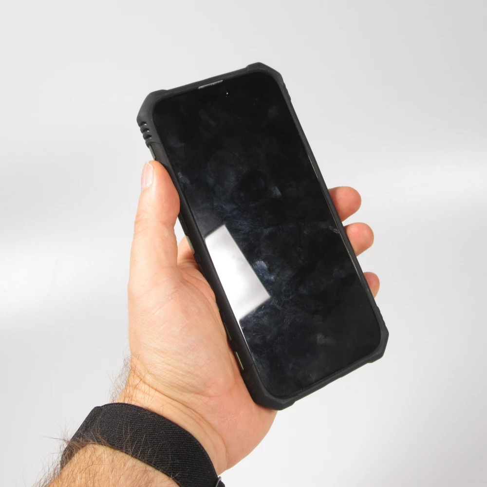 iPhone 16 Case H&uuml;lle - Armor Silikon-Ecken-Schutz mit St&uuml;tzring - Gr&uuml;n