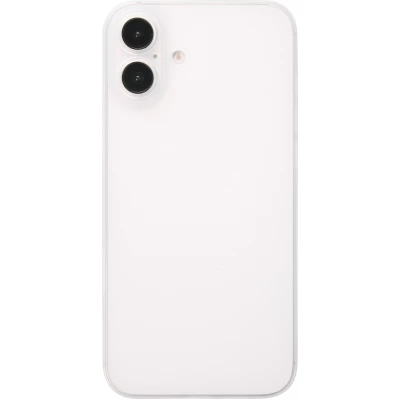 iPhone 16 Case H&uuml;lle - Ultraflaches matte semi-transparente Kunststoff - Weiss
