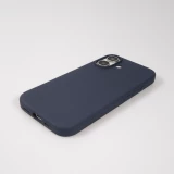 Coque iPhone 16 Plus - Soft Touch - Bleu fonc&eacute;