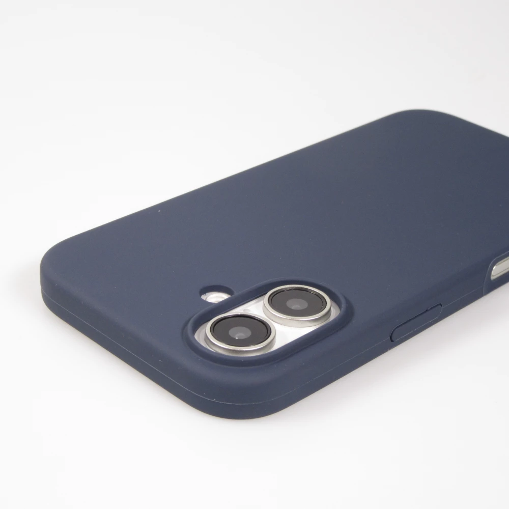 Coque iPhone 16 Plus - Soft Touch - Bleu fonc&eacute;