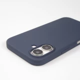 Coque iPhone 16 Plus - Soft Touch - Bleu fonc&eacute;