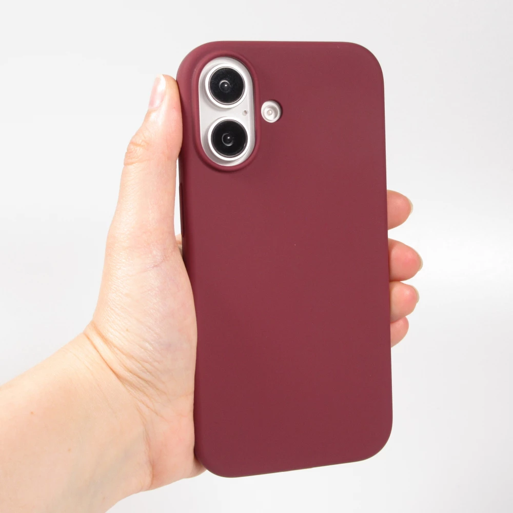 iPhone 16 Plus Case H&uuml;lle - Soft Touch - Bordeaux