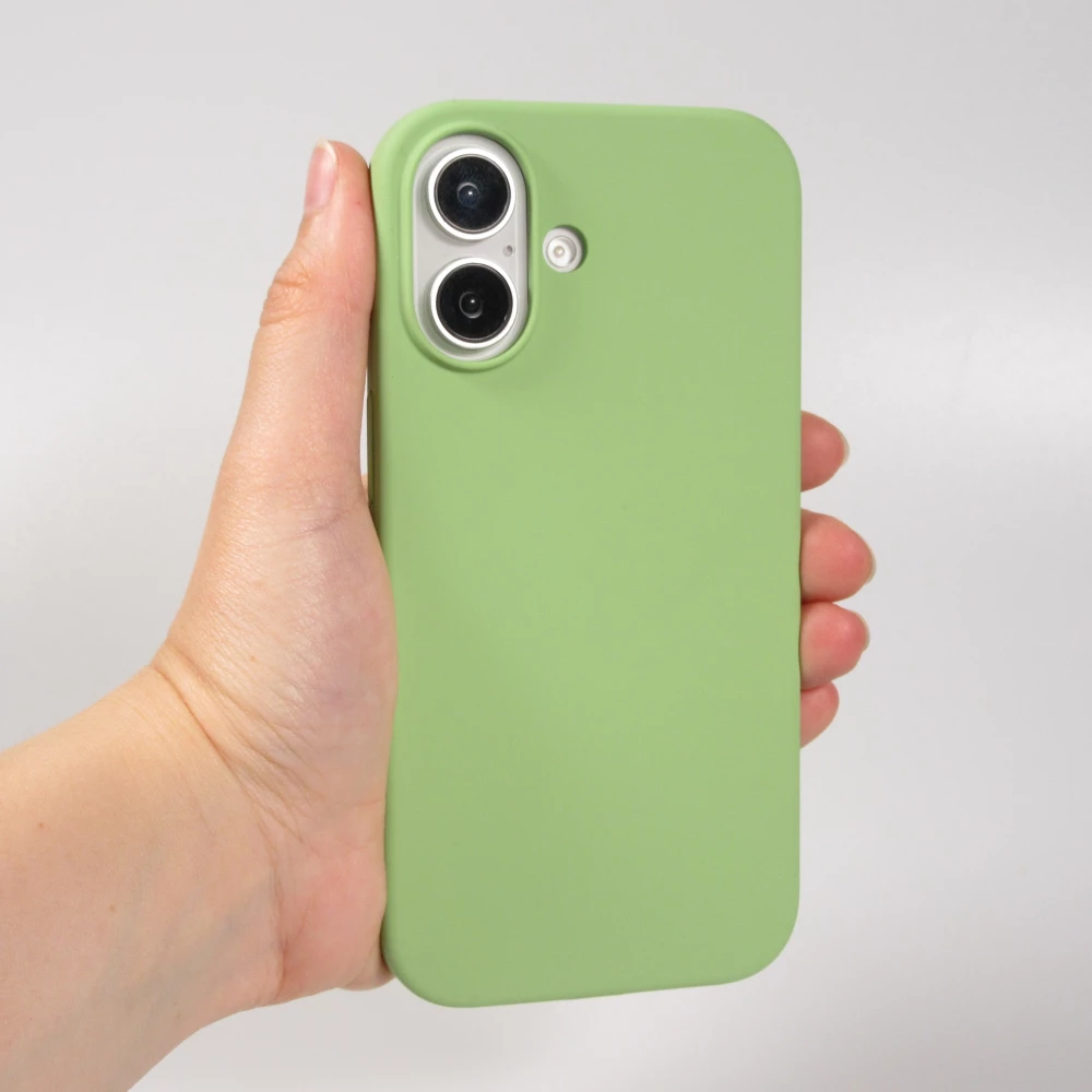 iPhone 16 Plus Case H&uuml;lle - Soft Touch - Hellgr&uuml;n