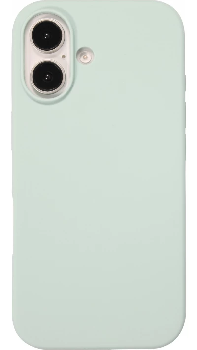 Coque iPhone 16 Plus - Soft Touch -  Vert d'eau