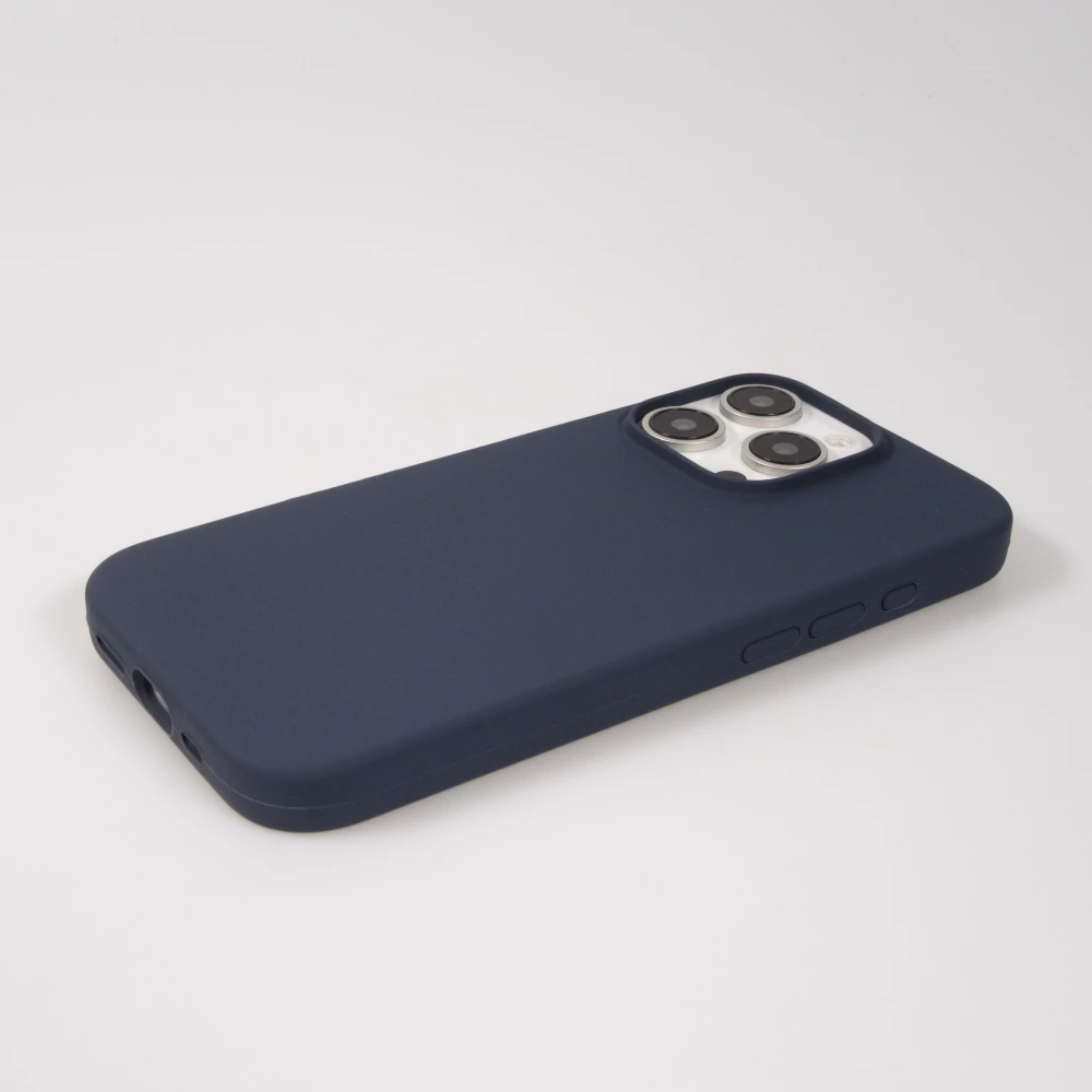 iPhone 16 Pro Max Case H&uuml;lle - Soft Touch - Dunkelblau