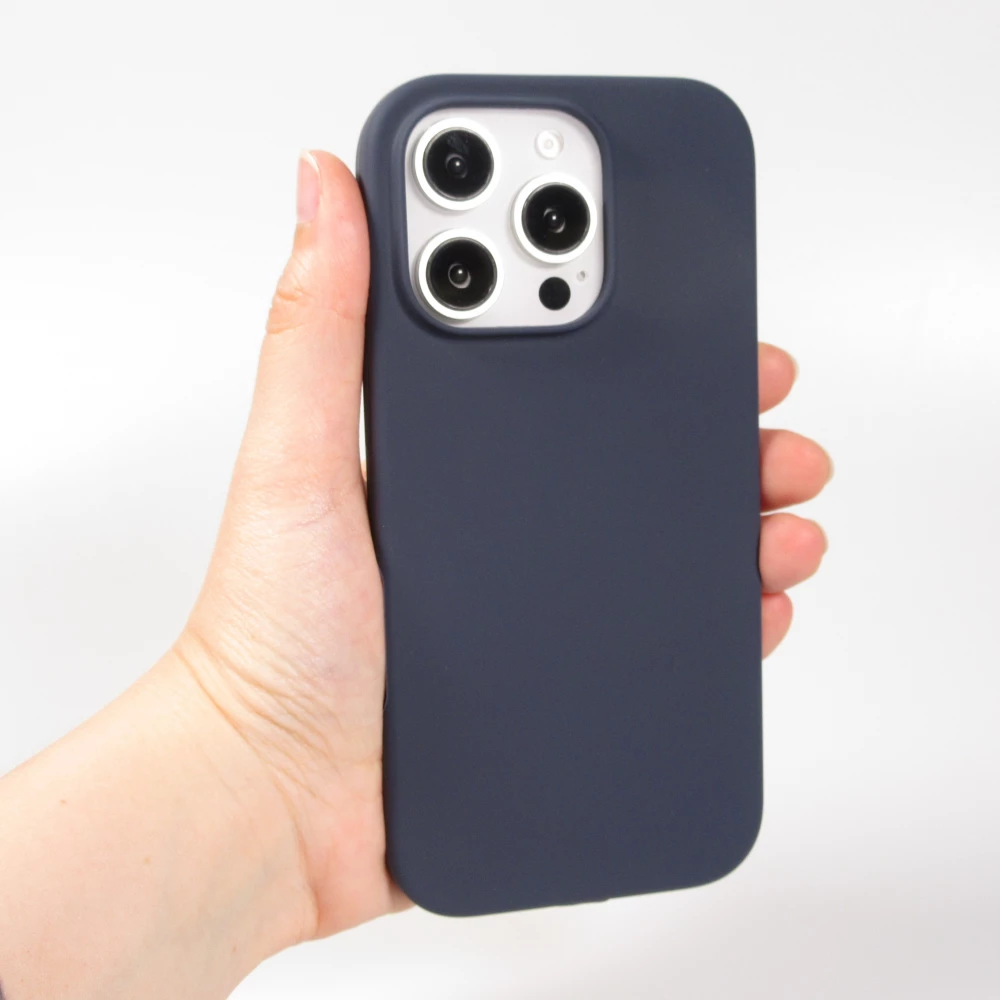 iPhone 16 Pro Max Case H&uuml;lle - Soft Touch - Dunkelblau