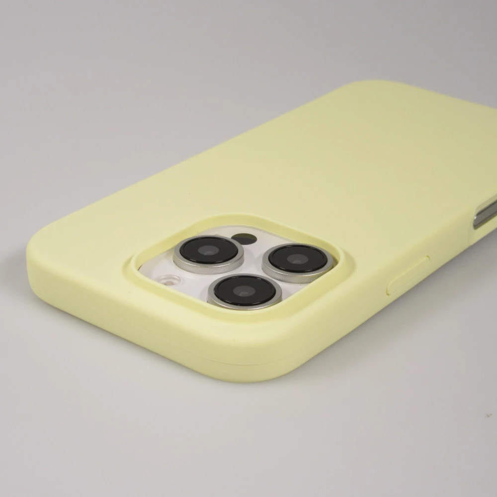 iPhone 16 Pro Max Case H&uuml;lle - Soft Touch - Gelb