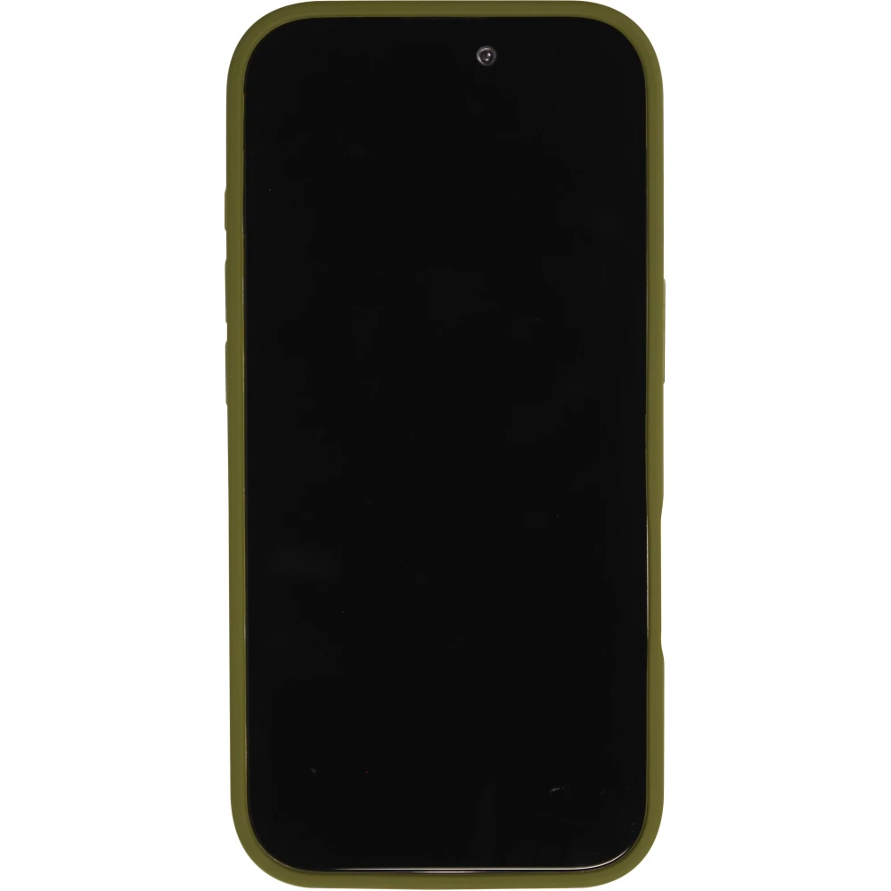 Coque iPhone 16 Pro Max - Soft Touch - Vert militaire