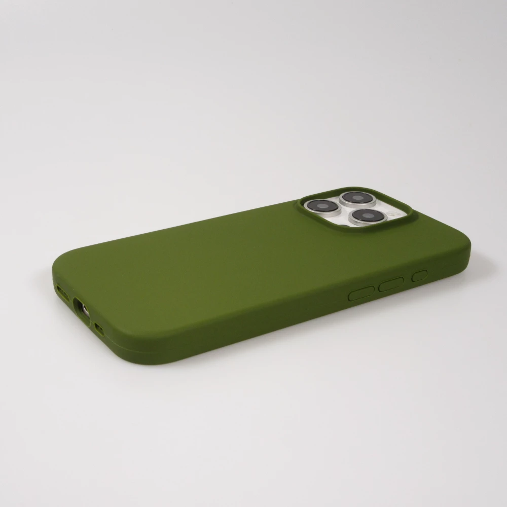 Coque iPhone 16 Pro Max - Soft Touch - Vert militaire