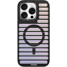 Coque iPhone 16 Pro Max - Youngkit Color Changing Luggage avec MagSafe - Noir