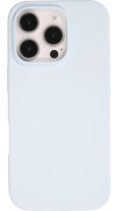 Coque iPhone 16 Pro - Soft Touch - Bleu clair