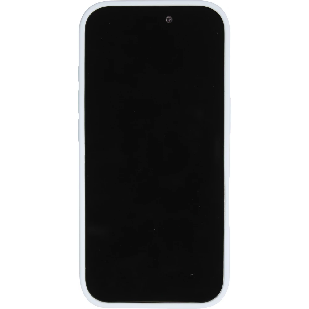Coque iPhone 16 Pro - Soft Touch - Bleu clair