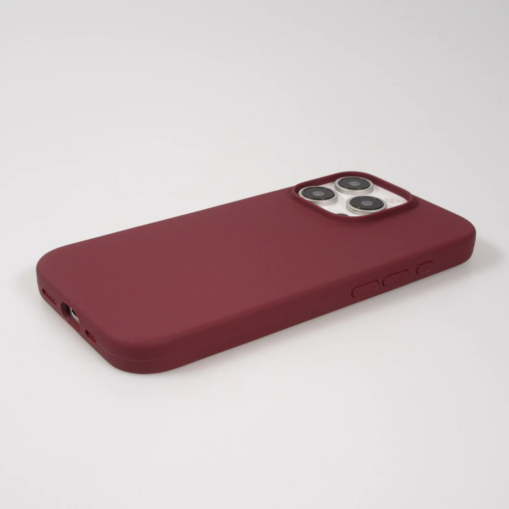 Coque iPhone 16 Pro - Soft Touch - Bordeaux