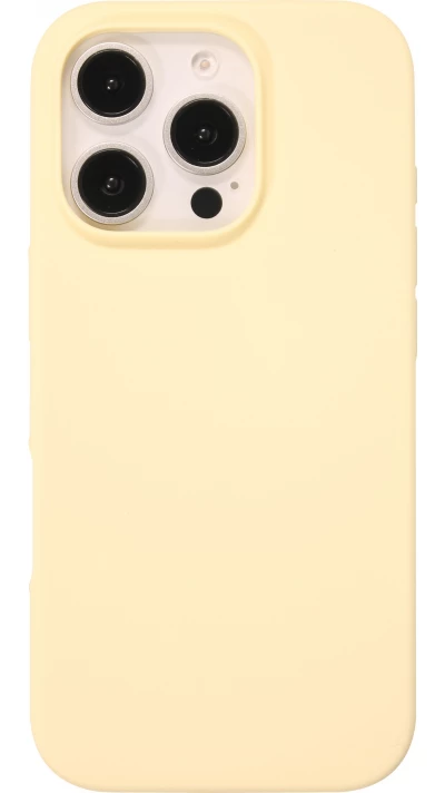 Coque iPhone 16 Pro - Soft Touch - Jaune