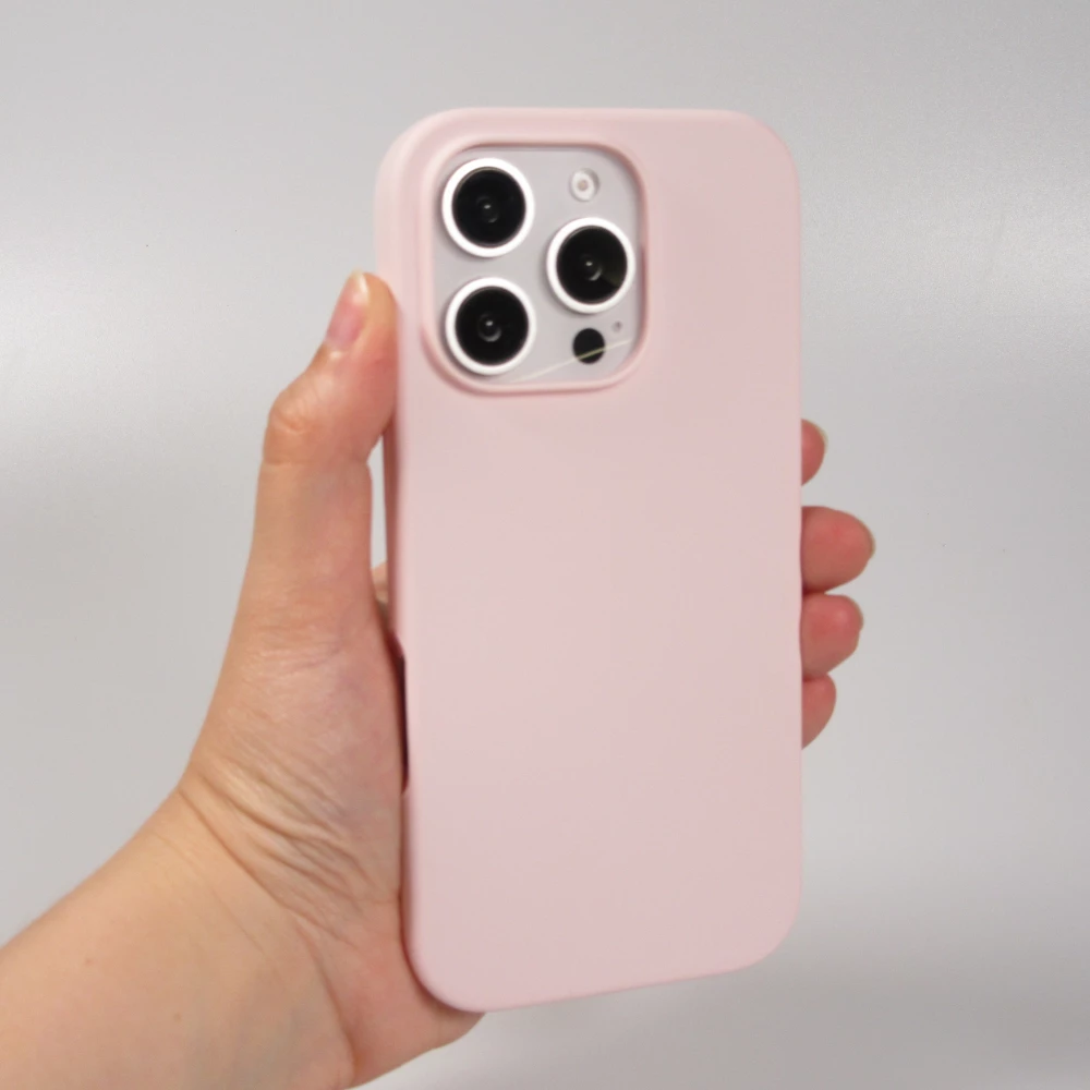 Coque iPhone 16 Pro - Soft Touch - Rose clair