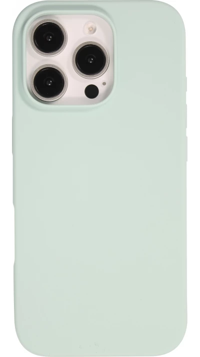 Coque iPhone 16 Pro - Soft Touch -  Vert d'eau