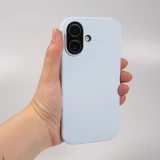 Coque iPhone 16 - Soft Touch - Bleu clair