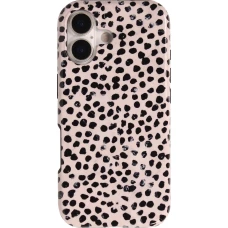 Coque iPhone 16 - Wild Leopard MagSafe protection int&eacute;grale renforc&eacute;e et int&eacute;rieur en silicone - Multicolore