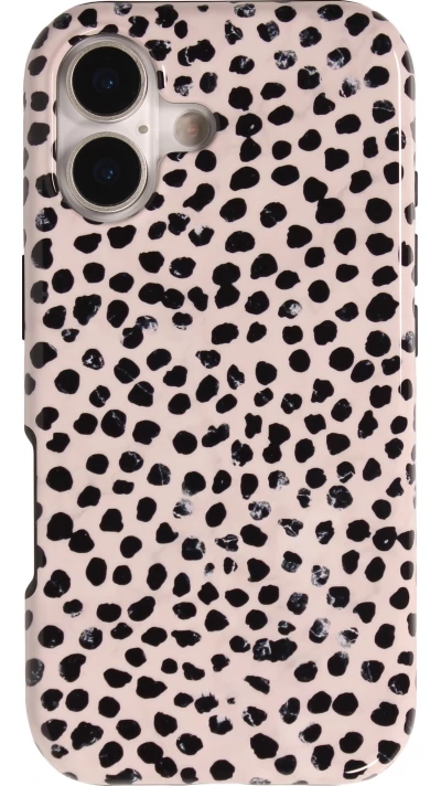 Coque iPhone 16 - Wild Leopard MagSafe protection int&eacute;grale renforc&eacute;e et int&eacute;rieur en silicone - Multicolore