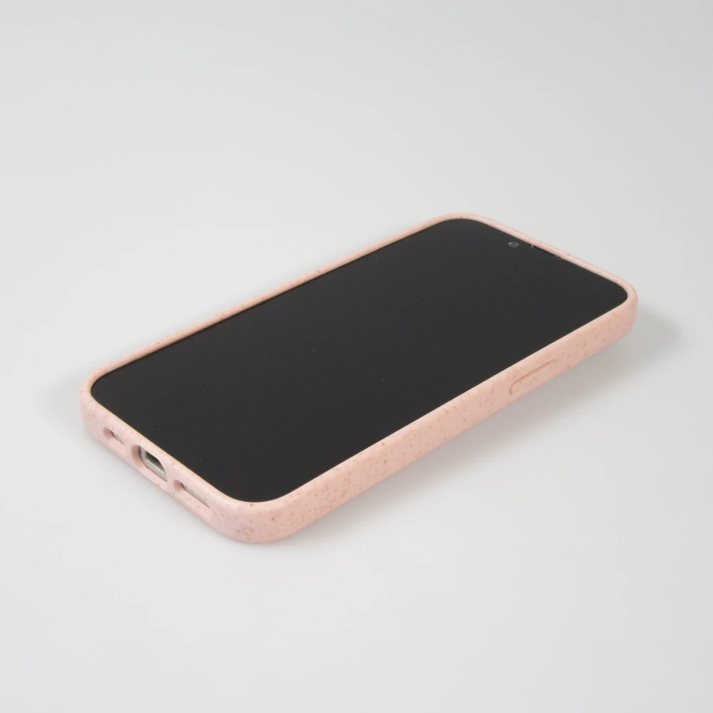 Coque iPhone 17e / 16e - Bio Eco-Friendly biodégradable écologique nature - Rose