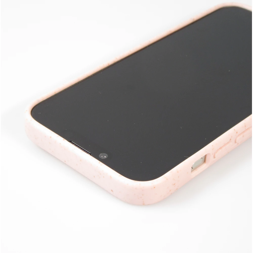 Coque iPhone 17e / 16e - Bio Eco-Friendly biodégradable écologique nature - Rose
